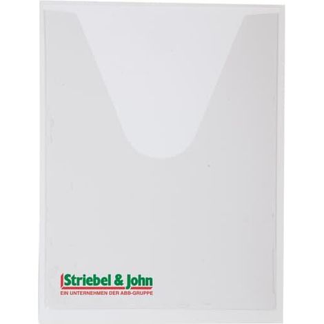 SPEE-Porte document DIN A4 (x10pcs)-autocollant avec chemise transparente 2CPX062375R9999 ABB ZA61P10