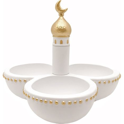 Torre della moschea dorata e bianca, decorazioni - Design 8 (1/2)