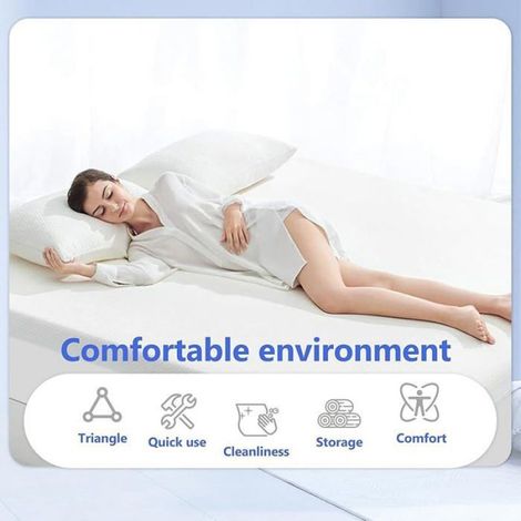 4 Pcs Tendeur Drap Housse, Noir Attache Drap Housse, ttache Sangle de Maintien Ajustable avec Pinces Métal ENSEMBLE SOMMIER MATELAS (1/5)
