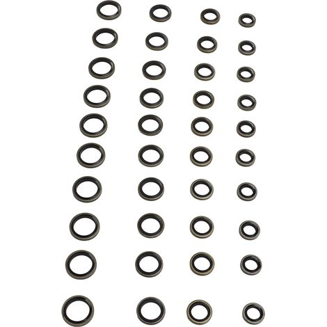 40 Rondelles d'étanchéité pour boulon de frein de banjo 3918188 8mm 10mm 12mm 14mm Joints de ligne de carburant Remplaçantes pour Dodge Ram 2500 3500 (1/5)