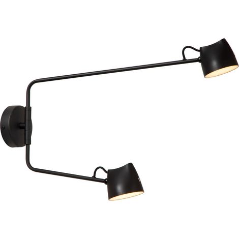 Lampe murale Milne Double noir - 44216/12/30 (1/2)