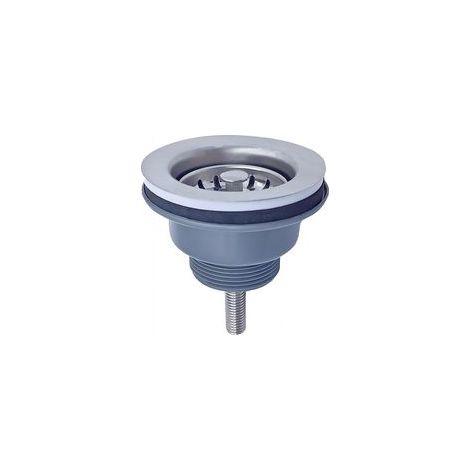 Bonde D'évier Sans Trop Plein Panier Inox ø 84 mm 1½", Acier Inoxydable + ABS, Bonde + Panier, Convient pour Évier en Granit, Évier en Marbre, Vis Longueur 70MM Pour Lavabos en céramique (1/5)