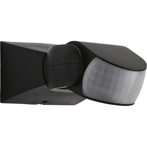 Litecraft Garrett Stealth Outdoor PIR Motion Sensor with Override Feature- Black (1/5)