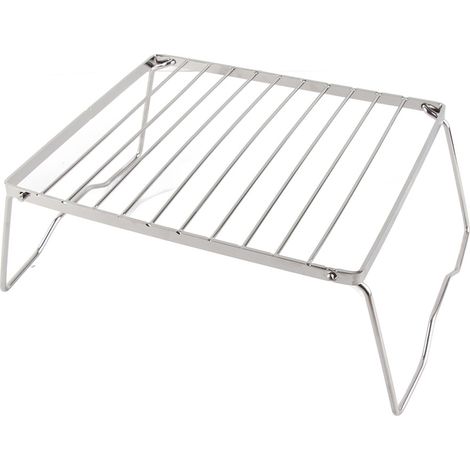 Grill de Barbecue Portable en Acier Inoxydable, Mini Barbecue Pliable pour Extérieur (1/5)