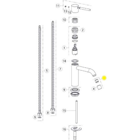 Gessi Luftsprudler aus Chrom