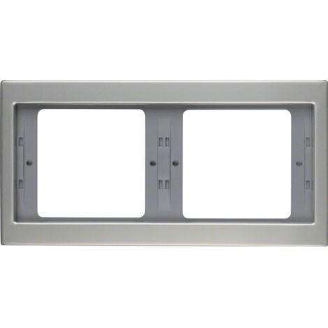 Cornice interruttore Hager k.5 acciaio inox IP20 orizzontale