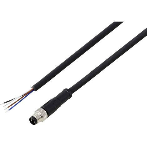 TRU COMPONENTS TC-13752032 Câble de raccordement M8 x 1 mâle, droit 5 m Nombre de pôles: 4 1 pc(s) (1/3)