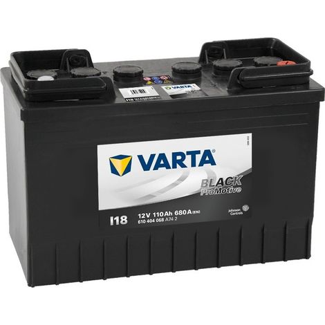 Batterie de démarrage Varta Promotive Black C13DT / LOT7 I18 12V 110Ah / 680A