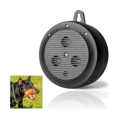 Vtizikl Neuestes Ultraschall-Hundeabwehrmittel – Selbstaktivierte Bellkontrolle für kleine und große Hunde, wiederaufladbares, wasserdichtes Design, 10 m Reichweite, Trainingshilfe (1/5)
