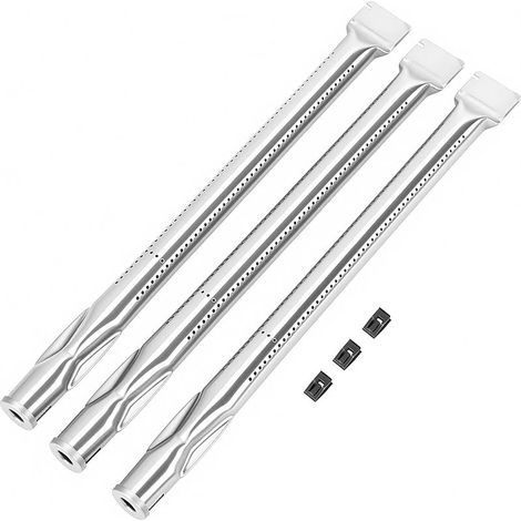 Rösle Videro Lot de 3 brûleurs en acier inoxydable pour barbecue à gaz Rösle Videro série G3 et G4