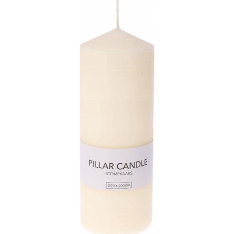 Candela home styling collection beige 20 cm paraffina