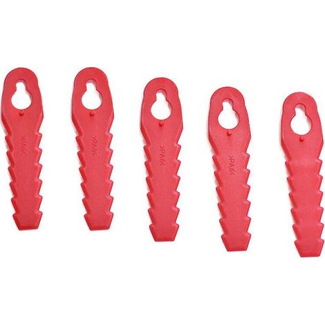 Lames de tondeuse à gazon en dents de scie L85, lames de tondeuse à gazon de jardin, 50 pièces (1/4)
