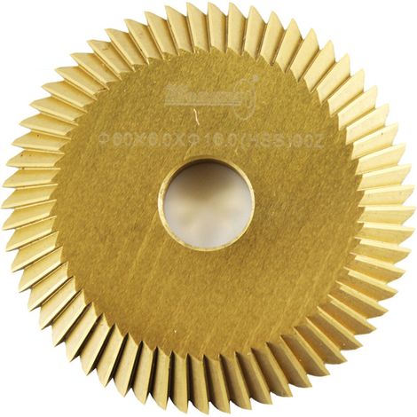 Lame de taille-clés HSS 60x6x16x90T pour taille-clés horizontaux à une seule clé (1/4)