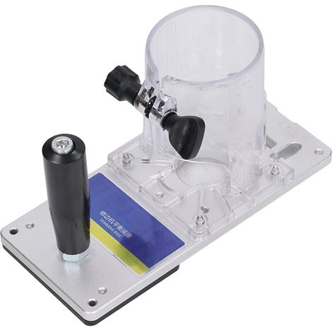 Socle pour rogneuse de précision, en plastique transparent, modèle professionnel standard, diamètre 6,5 cm. (1/5)