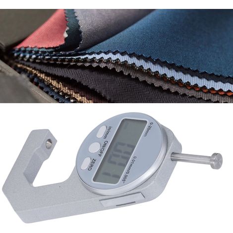 Digitales Mini-Dickenmessgerät, Messbereich 0-20 mm, Lieferung ohne Batterie. (1/5)