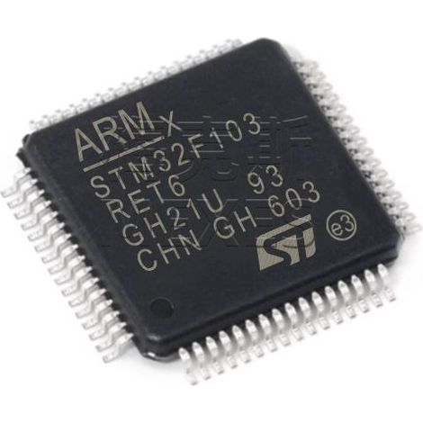 STM32F103RET6 und STM32F103RFT6 Mikrocontroller-Chips, elektronische Komponenten und elektronische Bauteile (jeweils 5 Stück).