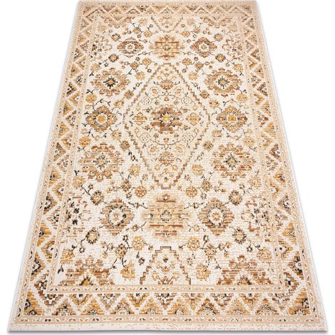 Tapis COLOR 19521460 SISAL ornement, cadre, cannelle - beige beige 140x200 cm