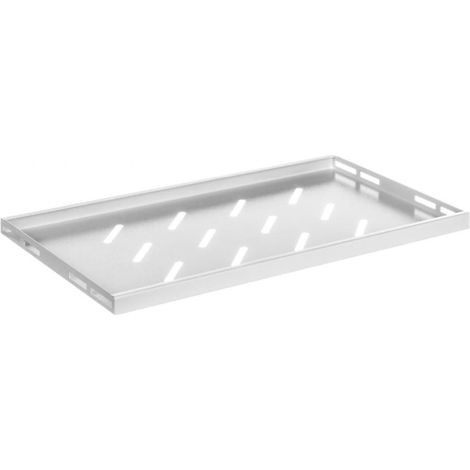 Ripiano per armadi Lanberg grigi da 19" 450/600mm (1U/500x280mm, portata fino a 20kg, fissaggio a 4 punti) AK-1001-S
