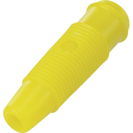 TRU COMPONENTS TC-R8-107 Laborbuchse Buchse, gerade Stift-Ø: 4 mm Gelb 1 St.