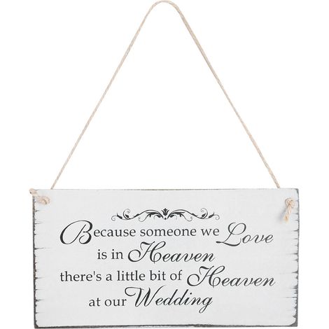 Pancarte en bois de mariage, plaque commémorative suspendue, décoration cadeau pour les mariés (1/5)