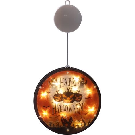 Guirlande Lumineuse - LED Halloween - Étanche Intérieur Extérieur - Alimentation Sur Piles AAA - 11,5 x 2,2 cm - 1 Pièce