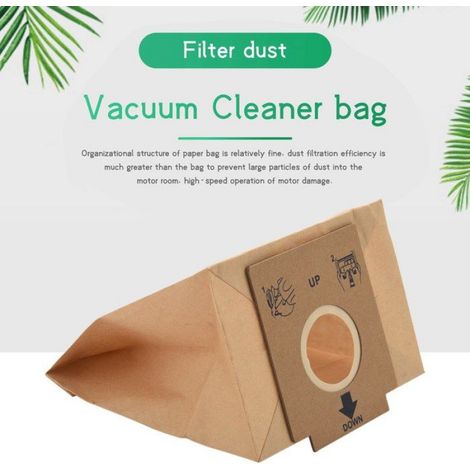 Sac À Poussière - Filtre Double En Papier Kraft - Compatible Avec Aspirateurs Z1480 ZW1200-211 ZC1120B ZC1120R ZC1120Y ZMO1510 ZMO1511 ZMO1530 ZMO1550 - 20 Pièces (1/5)