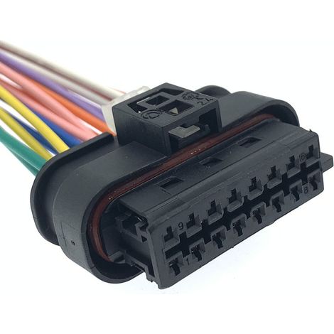DJ7165A-1.2-21 ist kompatibel mit dem Mercedes-Benz Rückfahrkamerastecker 805-587-541 (1/4)