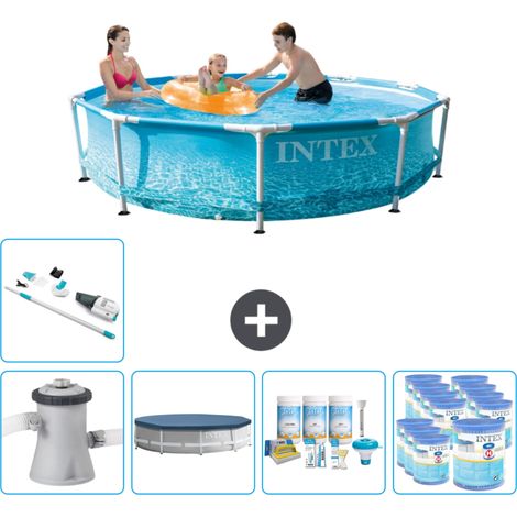 Piscine Intex à cadre rond - 305 x 76 cm - Comprend des Accessoires CB19 (1/5)