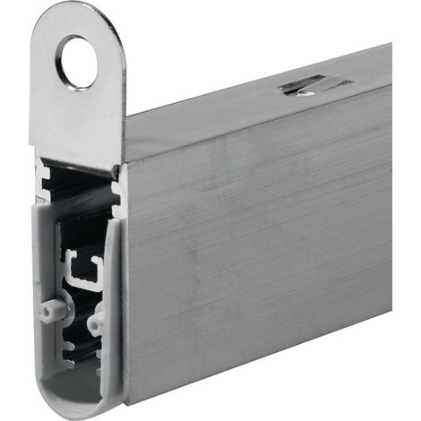 Joint de porte EllenMatic Soundproof 1ère étape L.958mm l.15mm Aluminium noir argenté (1/2)