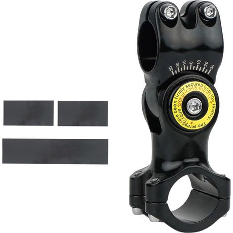 Support de guidon de vélo en alliage d'aluminium, support de caméra réglable pour accessoires de cyclisme, colliers de serrage légers en alliage d'aluminium (1/5)