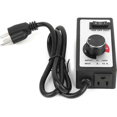 Drehzahlregler für 1800-W-Lüfter zur Abluftführung in Hydrokultursystemen (1-Meter-Kabel)