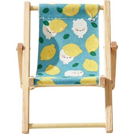 Silla plegable tipo tumbona para mascotas pequeñas y decoración del hogar (1/5)