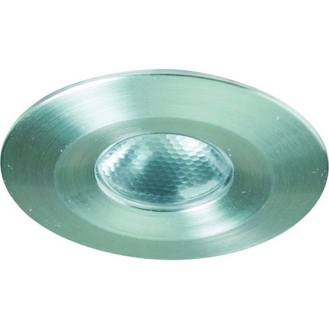 Encastré BALI LED 4 rond fixe alu brossé bleu 2,5W IP44 - EUROPOLE - 461122 (1/3)