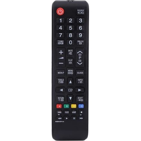 Télécommande Samsung - Modèle AA59-00741A - Pour Smart TV LED LCD Plasma - 8 m - ABS Noir - 1 Pièce (1/3)