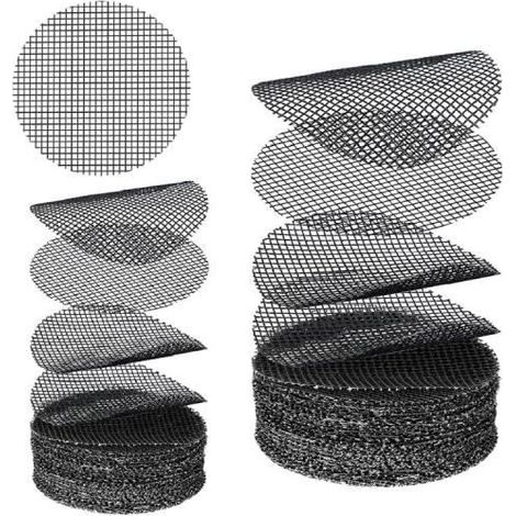 Untersetzer für Blumentöpfe - Nicht spezifiziert - 40 Stück - Polyesterfasern - 5 cm und 10 cm - Strapazierfähiges Maschengewebe