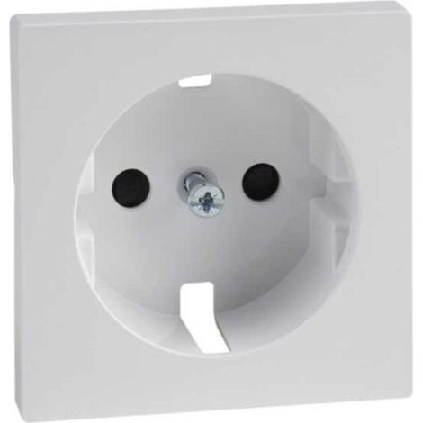 Couvercle de fiche Schneider Serie Elegance  Blanc
