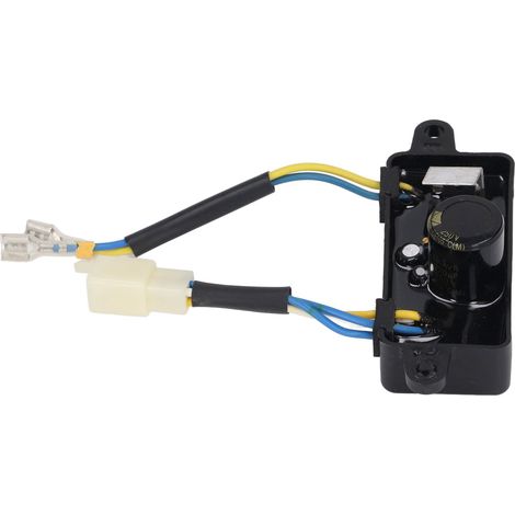 Régulateur AVR monophasé 6 fils pour générateur à essence 1‑2.5KW, stabilisateur de tension moteur