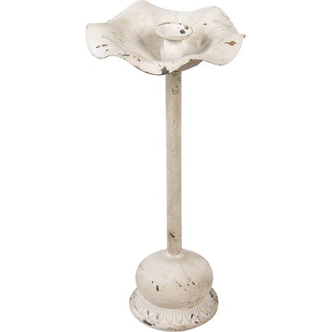 Grand Chandelier Bougeoir sur Pied en Fer Blanc Porte-Bougie Décoration Table 22 x 48 cm - PANGIVO (1/4)