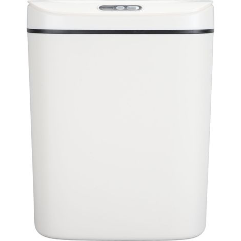 Poubelle automatique à détecteur de mouvement avec couvercle, sans contact et intelligente, pour salle de bain, chambre, cuisine ou bureau, 12 L. Anti-odeurs. (1/5)