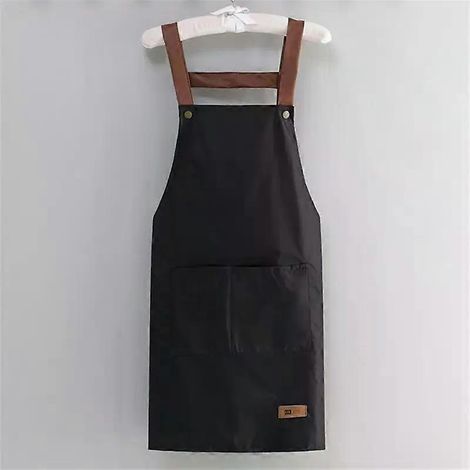 Tablier de cuisine résistant à la saleté, imperméable et oléofuge, accessoire de cuisine pour adultes (1/4)