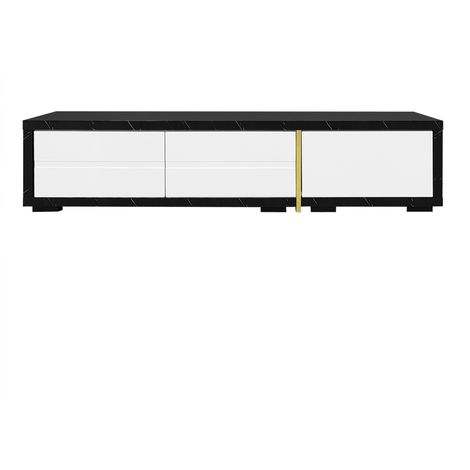 CAIziMeuble TV moderne, longueur réglable (140-260 cm). (1/5)