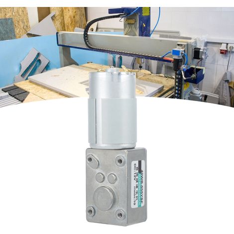 XD40WB-555YSF Schneckengetriebemotor, drehmomentstarker, drehzahlgeregelter Gleichstrommotor, Miniatur-Bidirektionalmotor mit niedriger Drehzahl, 12 V DC, 10 U/min (1/5)