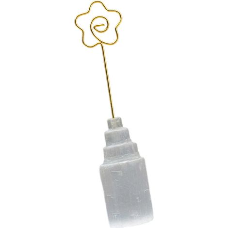 Accesorio de escritorio para la fiesta de bodas, flores con forma de flor de lis
