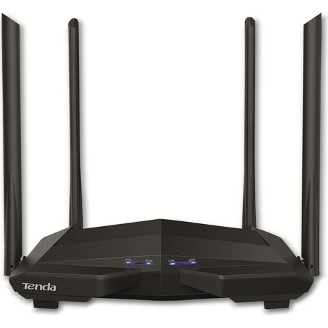 Tenda AC10 wireless router Gigabit Ethernet Dual-band (2.4 GHz / 5 GHz) Black (1/5)