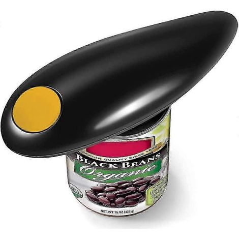 Ouvre-boîte électrique - Automatique, à piles, ustensile de cuisine à une touche avec bords lisses pour plus de sécurité, idéal pour un usage personnel 26s (1/5)