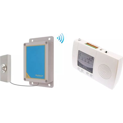 Sonnette sans-fil extérieure 900m longue distance bouton autonome résistant et carillon intérieur (gamme DA600+) (1/5)