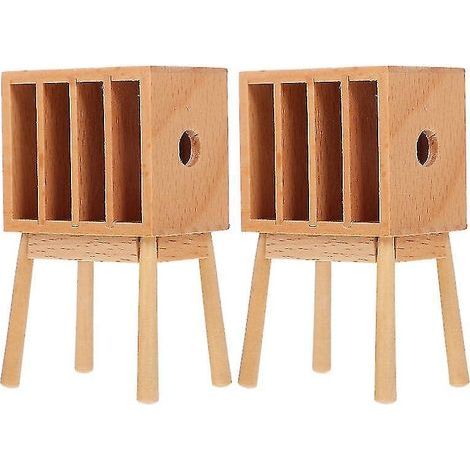2 mini-étagères en forme de maison (1/3)