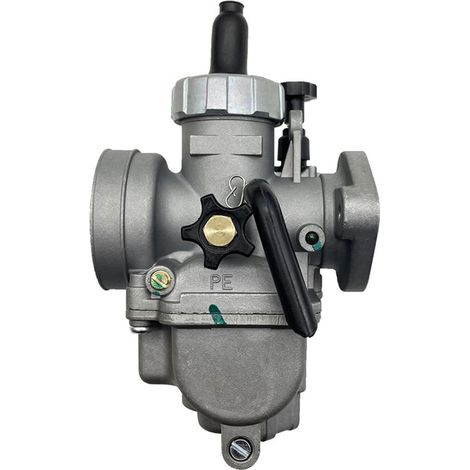 Carburatore PE24FL con flangia da 24 mm, compatibile con motori da 50-160 cc, per motociclette, quad e scooter fuoristrada.
