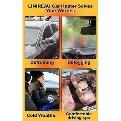 Chauffage de Voiture, Chauffage Portable 12V 150 W et dégivreur, Chauffage de Voiture se branchant dans l'allume-Cigare (1/4)