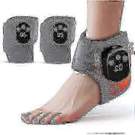 Appareil de massage des pieds pour la neuropathie avec compression thermique, triple thérapie pour soulager la circulation (lot de 2) - S (1/5)